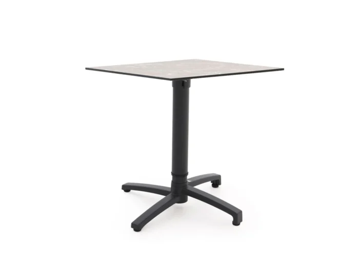 Bellagio tuinmeubelen Canzo klaptafel 70x70x73/109cm verstelbaar - Grijs
