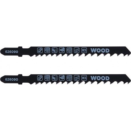 Kwb Dec.zaagbladen grof hout 2st II – zwart