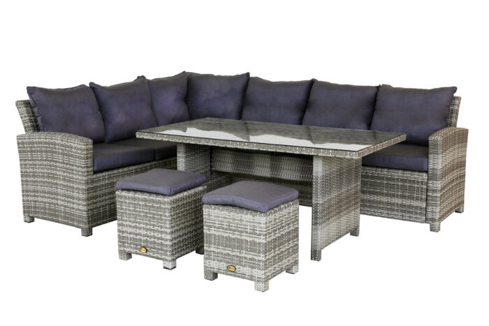 Oosterik home Dining Hoekset Palermo Sicilian Grey – grijs