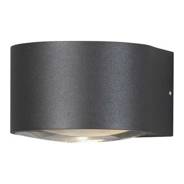 Konstsmide Gela wandlamp antraciet 6.5cm – zwart