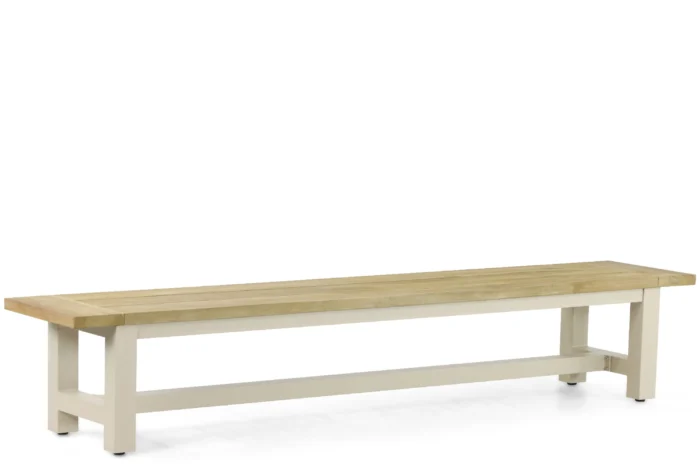 Lifestyle Garden Furniture San Francisco picknickbank 300 x 40 cm - Taupe-naturel-bruin