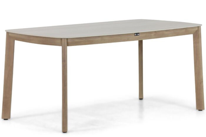 Santika Furniture Indah dining tuintafel 160 x 90 cm – Taupe-naturel-bruin