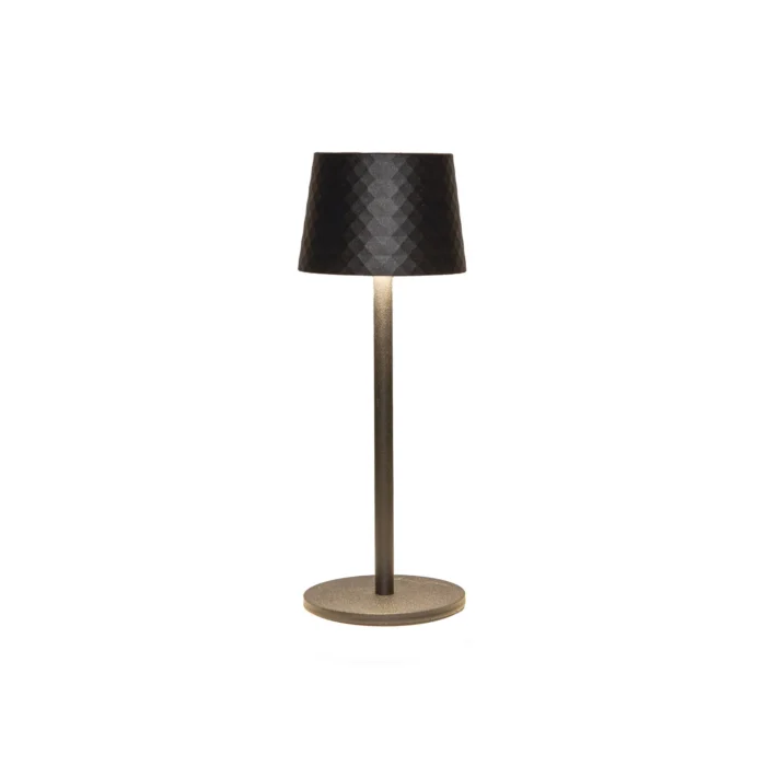 Annas collection Portable lamp 22,5x8,5 cm mat zwart Anna's Collection