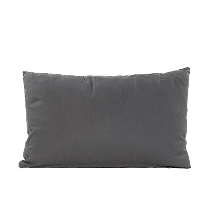 Annas collection Buitenkussen 30×50 cm Antraciet Anna’s Collection – grijs