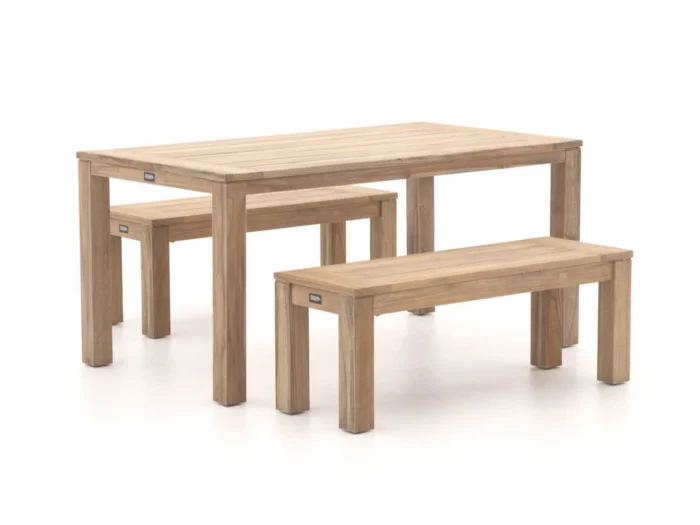 ROUGH Furniture ROUGH-S 160cm picknickset 3-delig - Bruin