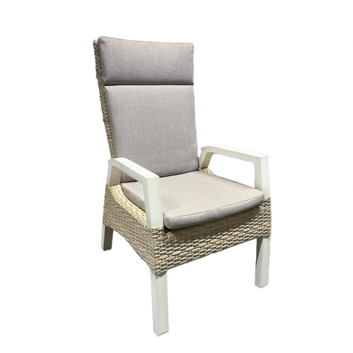Trestino Labrousse Tuinstoel Verstelbaar Latte – beige;grijs;wit