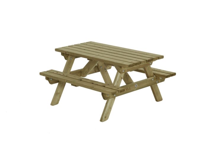 Talen buitenmeubelen Kinderpicknicktafel 120×115 cm – groen