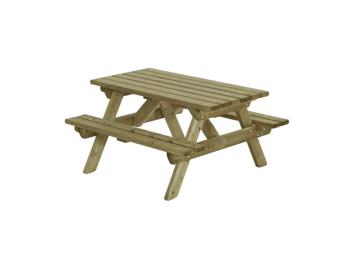 Talen buitenmeubelen Kinderpicknicktafel 120x115 cm - groen