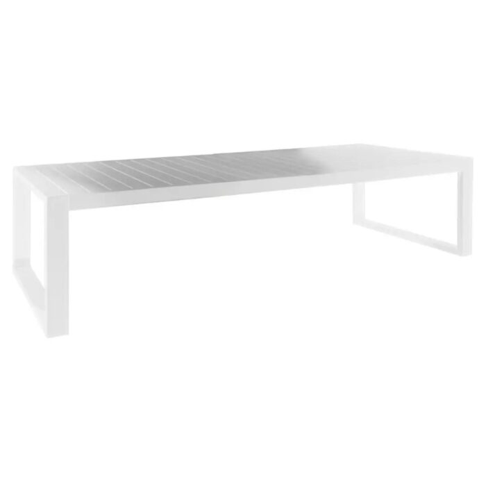 Borek Vitoria tuintafel aluminium 300x100x75 cm wit