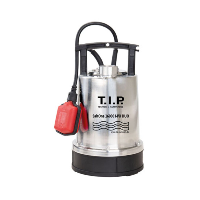 T.I.P. SaltOne 16000 I-PX DUO Dompelpomp – Rood / zwart / RVS