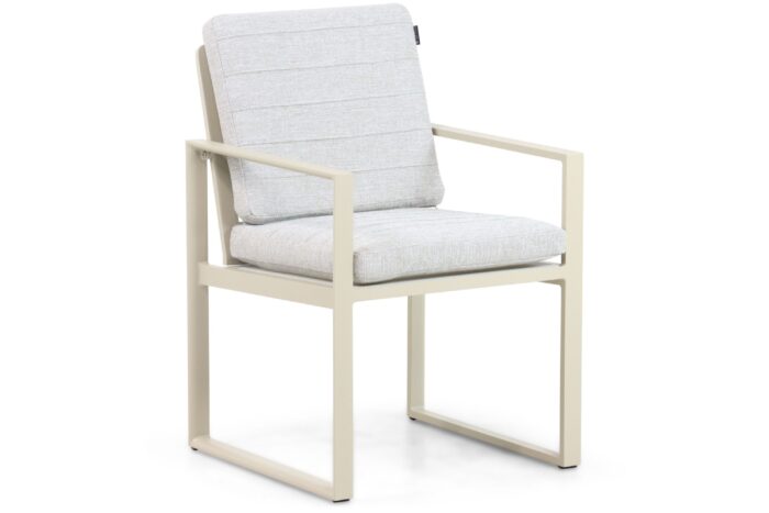 Lifestyle Garden Furniture Nuno dining tuinstoel – Taupe-naturel-bruin