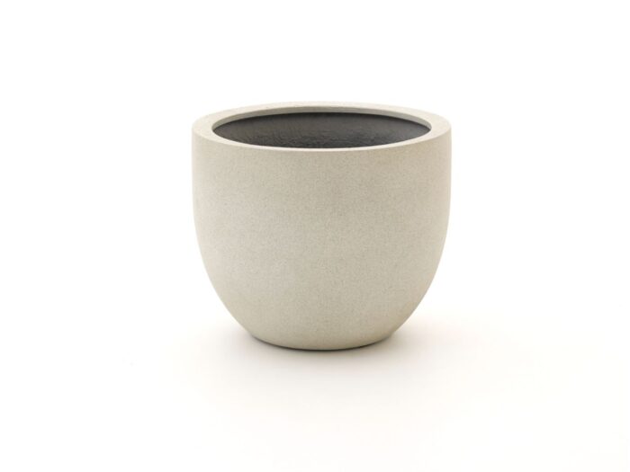 Luca Lifestyle Grigio New Egg Pot bloempot L ø55cm (h:46cm) – Wit