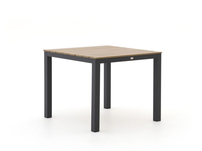 Bellagio tuinmeubelen Bellagio Fidenza dining tuintafel 90x90x75cm Laagste prijsgarantie! – Grijs