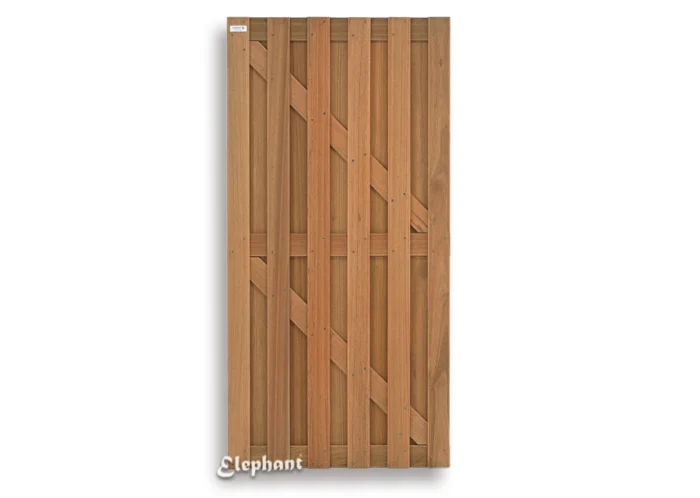 Poort tuinpoort hardhout 90x180cm
