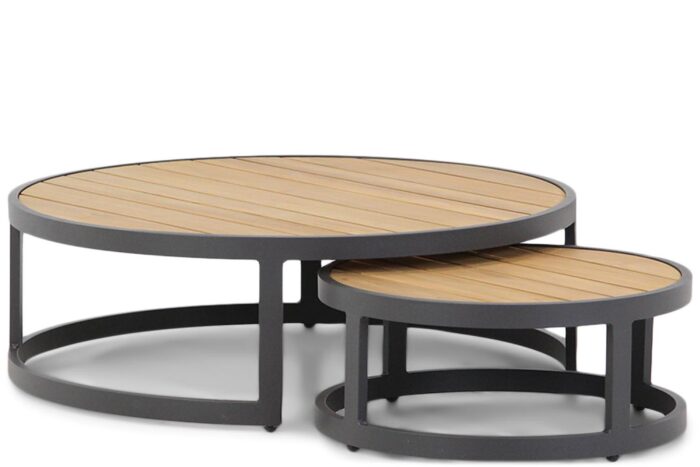 Lifestyle Garden Furniture Westfield lounge tafelset 2-delig – Grijs-antraciet