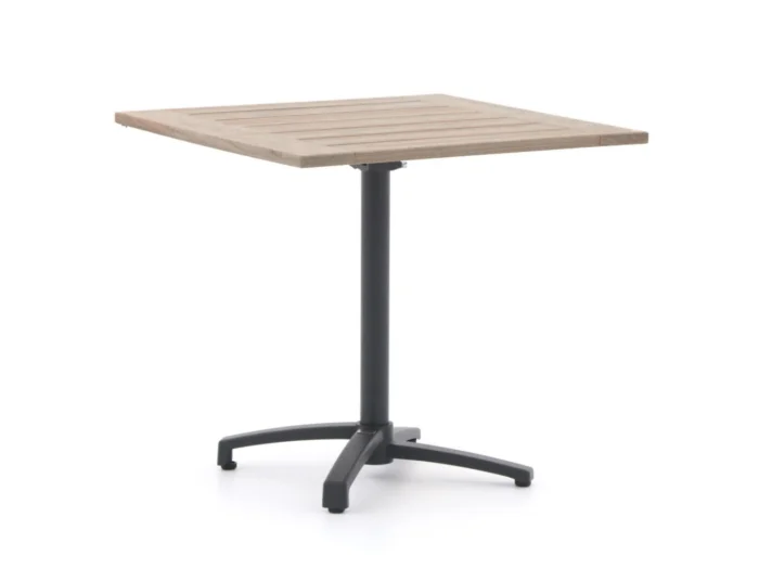 Bellagio tuinmeubelen Canzo klaptafel 70x70x75cm - Grijs
