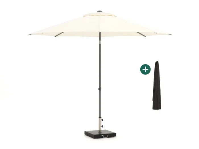 Shadowline Push-up parasol ø 300cm - Wit