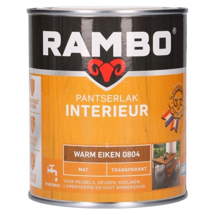 Rambo Pantserlak interieur mat 804 0,75l