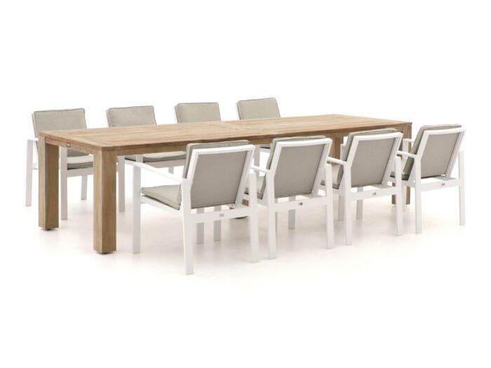 Bellagio tuinmeubelen Bellagio Vezzano/ROUGH-X 320cm dining tuinset 9-delig Laagste prijsgarantie! – Bruin