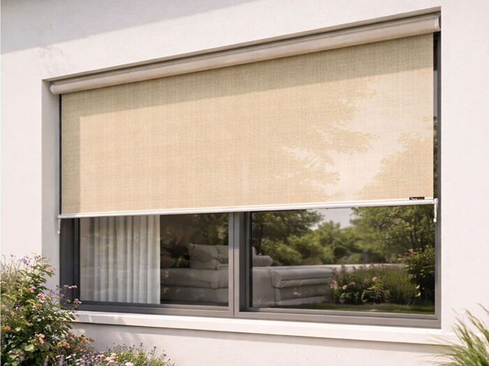 Shadow Comfort rolgordijn 296x240cm Laagste prijsgarantie! – Taupe