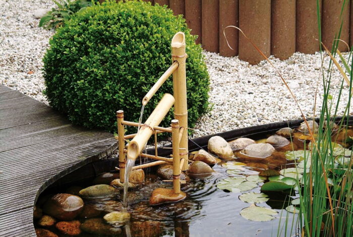 Ubbink Waterornament bamboe watertuimelaar – bruin