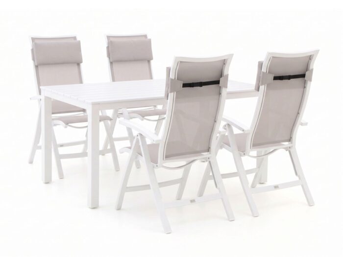 Bellagio tuinmeubelen Bellagio Lugo/Menzano 160cm dining tuinset 5-delig verstelbaar Laagste prijsgarantie!