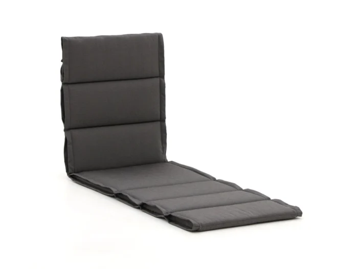 Tex Style Michelin Fiber tuinkussen voor ligbed 200x57cm - Zwart