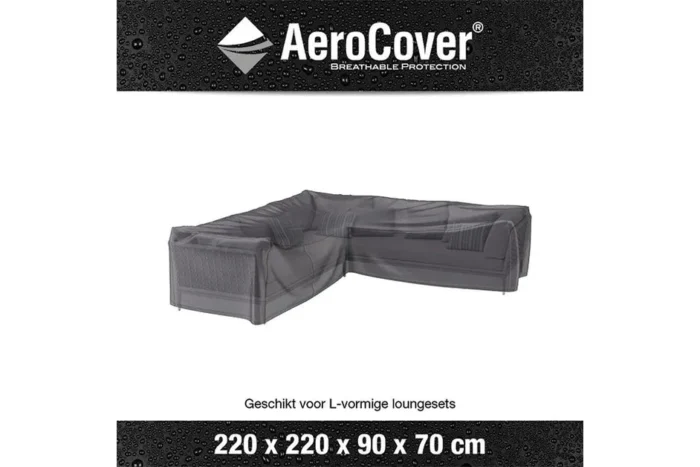Platinum AeroCover | Loungesethoes 220 x 220 x 90 x 70(h) cm | L-vorm