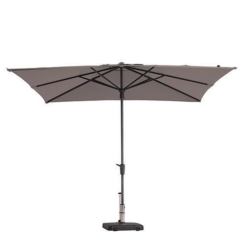 Madison Stokparasol Syros luxe 280×280 cm Polyester taupe zonwering – bruin