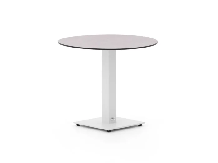 Forza Furniture Orta tuintafel ø80cm (h:73cm) - Wit