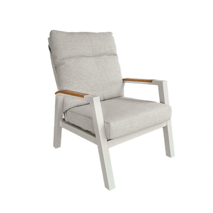 Trestino Alzano Loungestoel Verstelbaar Latte – beige