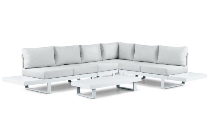 Lifestyle Garden Furniture Lorenzo hoek loungeset 7-delig – Wit