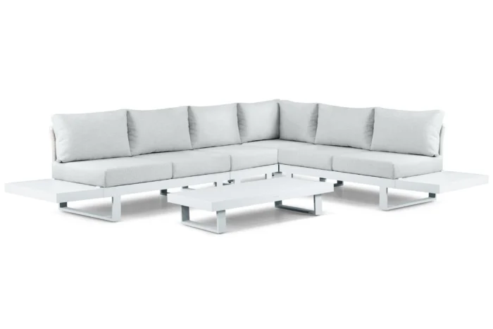 Lifestyle Garden Furniture Lorenzo hoek loungeset 7-delig - Wit