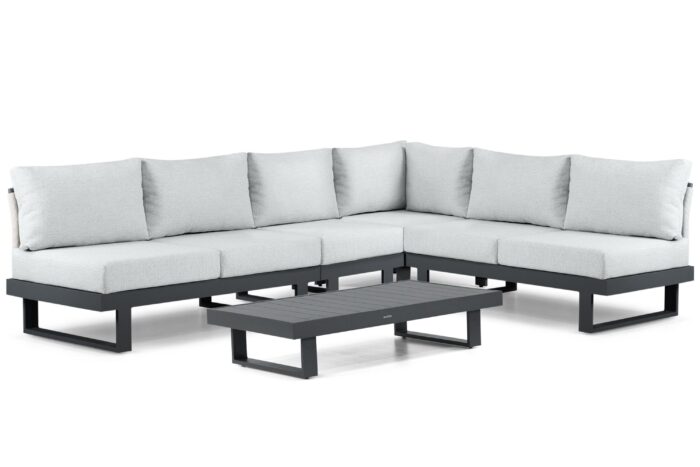 Lifestyle Garden Furniture Lorenzo hoek loungeset 5-delig – Grijs-antraciet