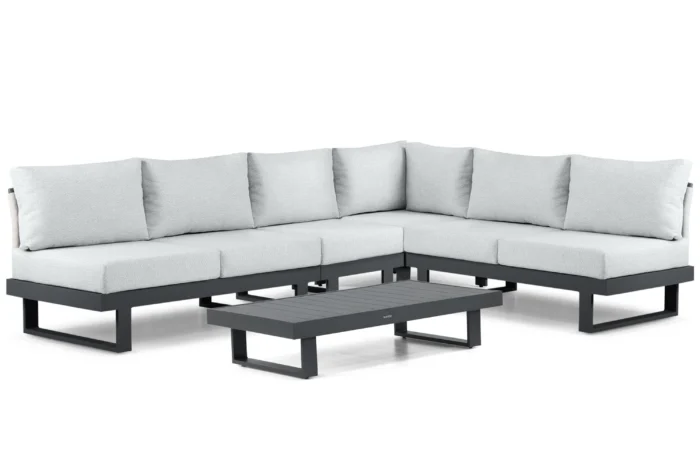 Lifestyle Garden Furniture Lorenzo hoek loungeset 5-delig - Grijs-antraciet