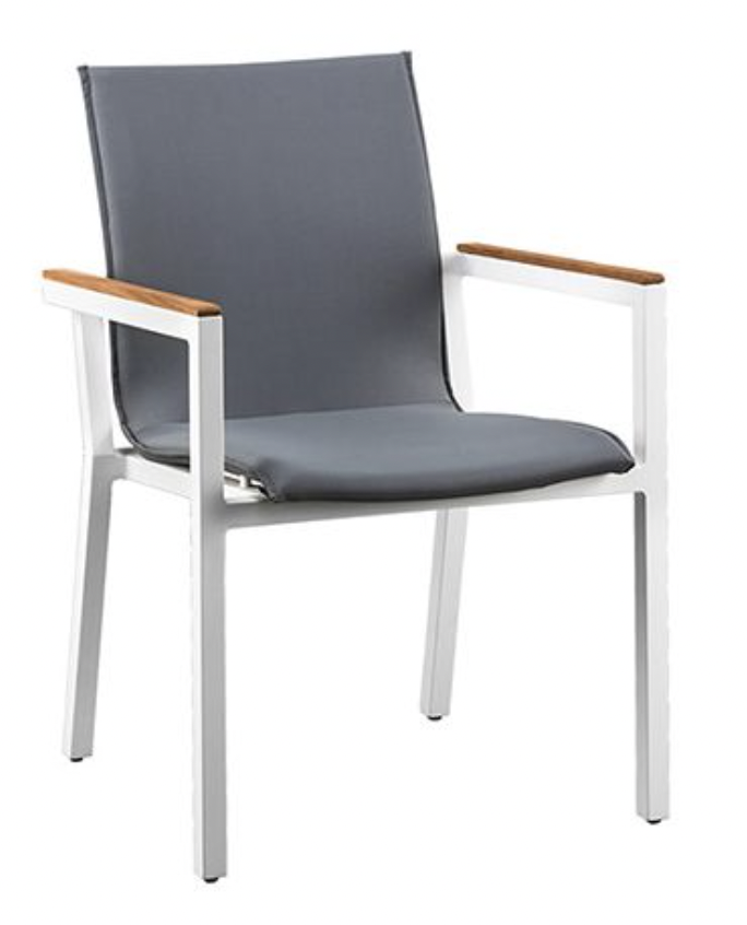 Suns Felice Dining Tuinstoel MW Grey tuinmeubel – grijs