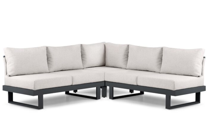 Lifestyle Garden Furniture Lorenzo hoek loungeset 3-delig – Grijs-antraciet