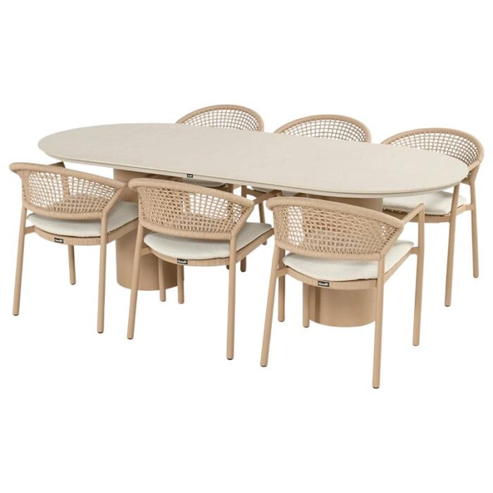 Hartman Valencio Taragona Diningset Cappucino