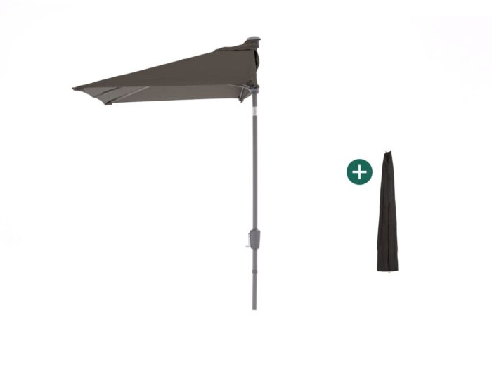 Shadowline balkonparasol 210x130cm Laagste prijsgarantie! – Zwart