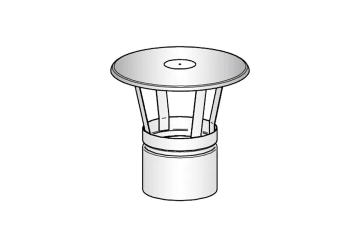 Harvia | Regenkap Ø 115 mm RVS