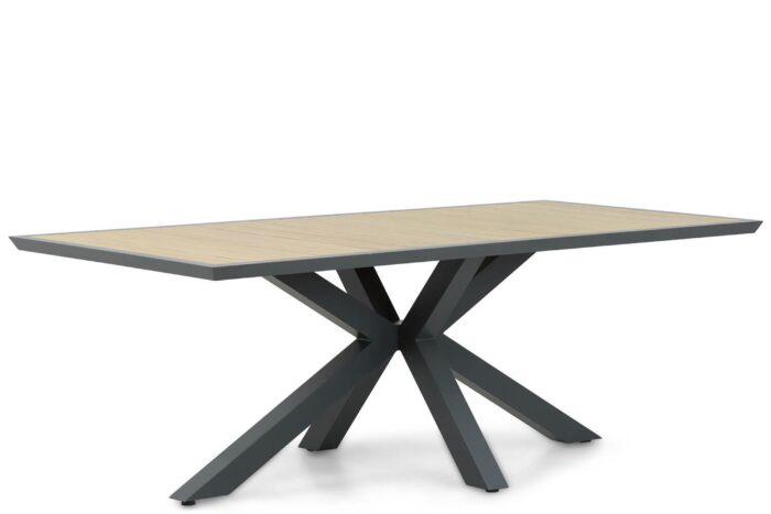 Lifestyle Garden Furniture Palermo dining tuintafel 215 x 100 cm – Grijs-antraciet