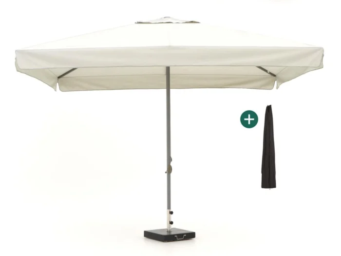 Shadowline Bonaire parasol 350x350cm - Wit