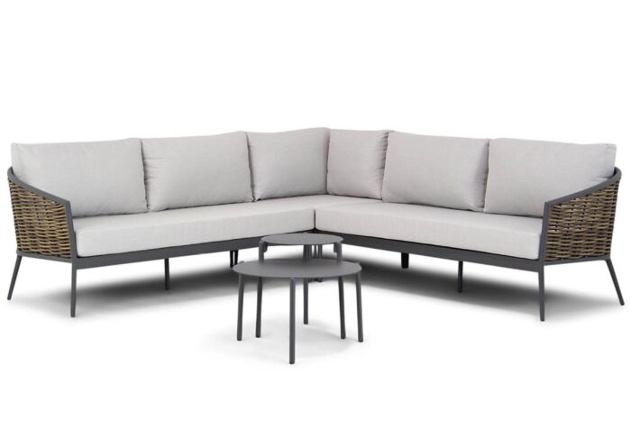 Coco Ewa/Pacific 45/60 cm hoek loungeset 5-delig – Taupe-naturel-bruin