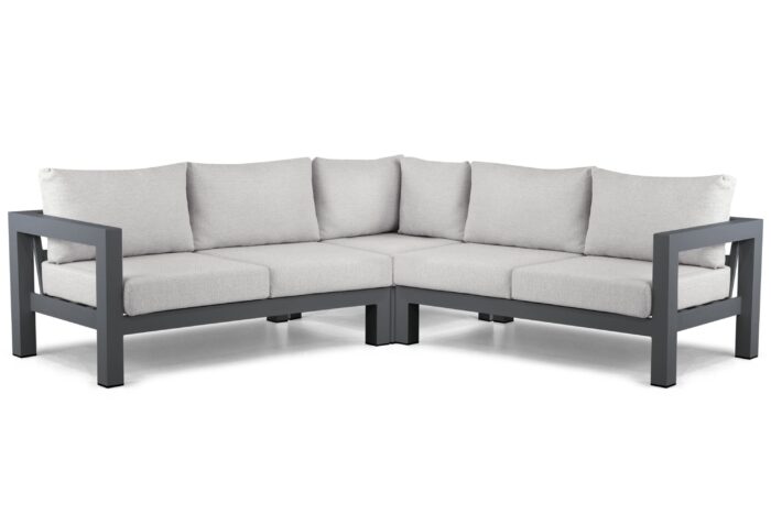 Lifestyle Garden Furniture Luca hoek loungeset 3-delig – Grijs-antraciet