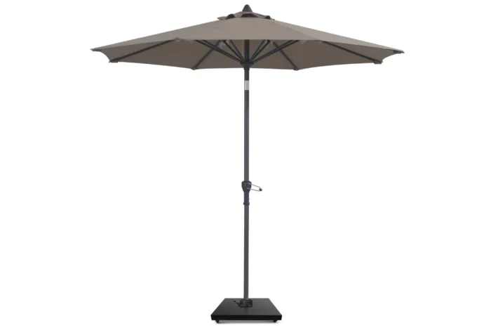 Camello Valerio stokparasol 2.5m (excl. voet) - Taupe-naturel-bruin