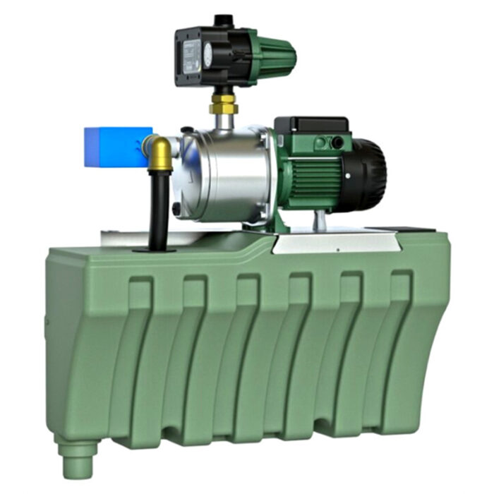 Dab Active Switch 30/50 M Regenwaterpomp – Groen/ zwart / RVS
