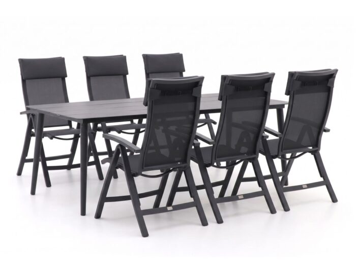 Bellagio tuinmeubelen Lugo/Sora 220cm dining tuinset 7-delig