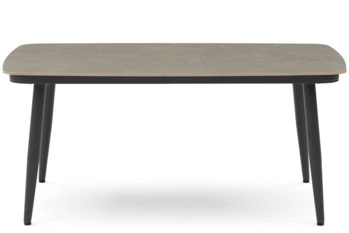Coco Ibiza lounge/dining tuintafel 140 x 80 cm – Grijs-antraciet