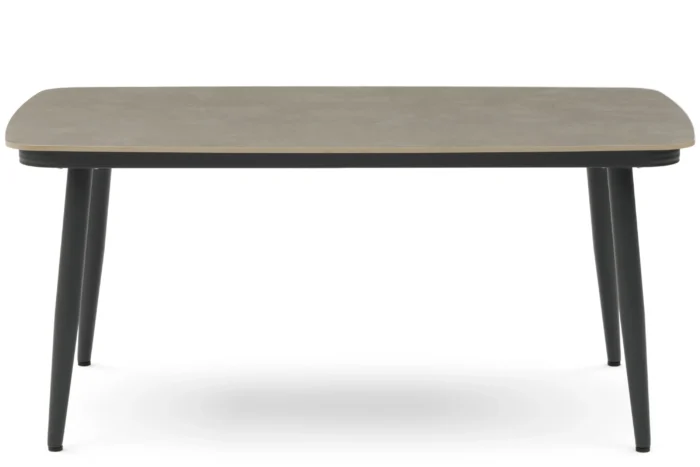 Coco Ibiza lounge/dining tuintafel 140 x 80 cm - Grijs-antraciet