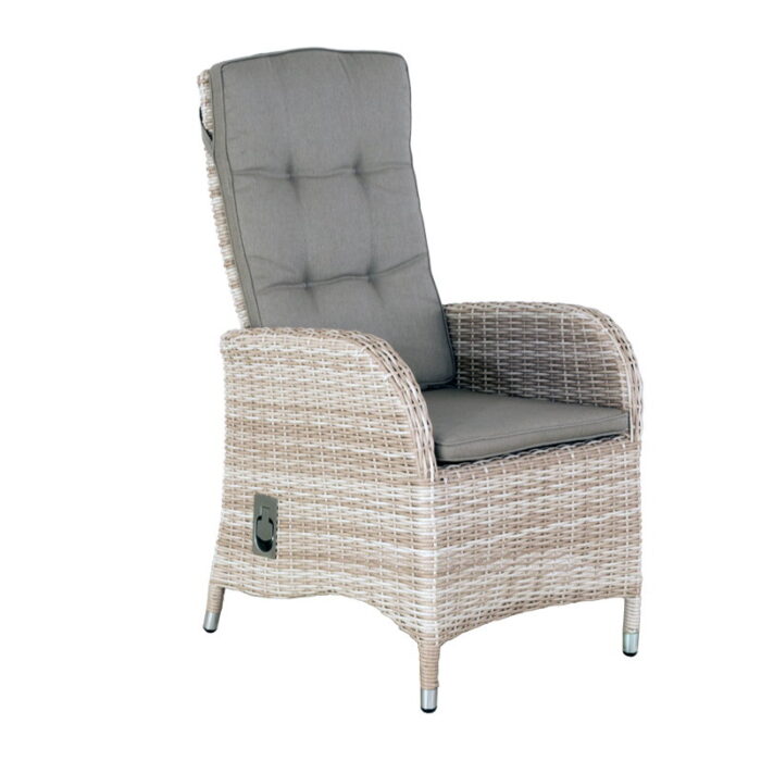 Oosterik home Verstelbare stoel Santa Maria Honeydew Beige – naturel